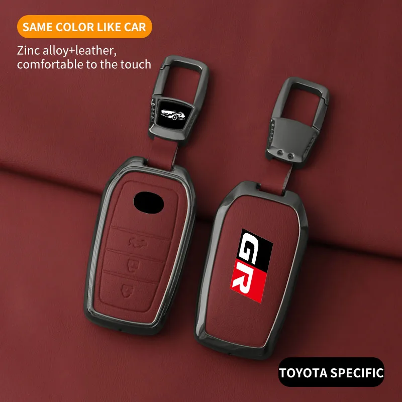 Metal Car Smart Key Case Cover Shell For Toyota GR CHR Hilux Fortuner Land Highland Cruiser 200 Camry Crown Corolla RAV4 Keyless
Metal Car Smart Key Case Cover Shell For Toyota GR CHR Hilux Fortuner Land Highland Cruiser 200 Camry Crown Corolla RAV4 Keyless