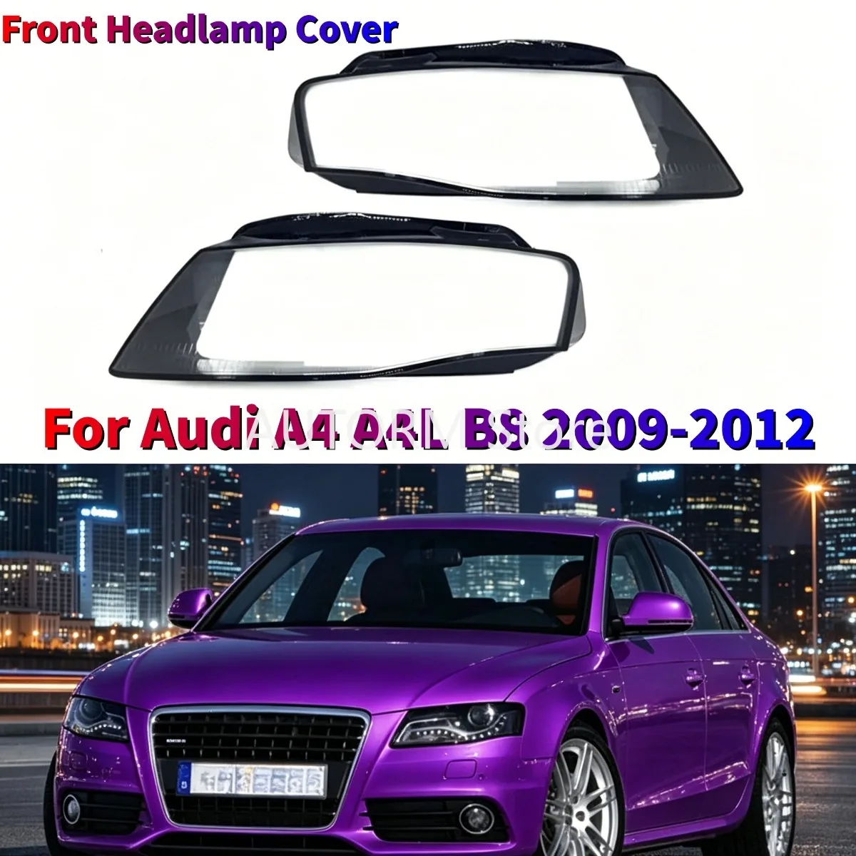 1PC Car Front Headlamp Cover Headlight Shell Transparent Lampshade Lens L/R For Audi A4 A4L B8 2009-2012 Headlamp Shell
1PC Car Front Headlamp Cover Headlight Shell Transparent Lampshade Lens L/R For Audi A4 A4L B8 2009-2012 Headlamp Shell
