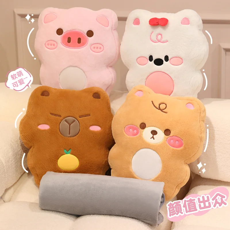 40cm New Funny Cute Cartoon Capybara Pig Dog Penguin Plush Pillow Soft Comfy Warming Hands Pillow Nice Gift
40cm New Funny Cute Cartoon Capybara Pig Dog Penguin Plush Pillow Soft Comfy Warming Hands Pillow Nice Gift