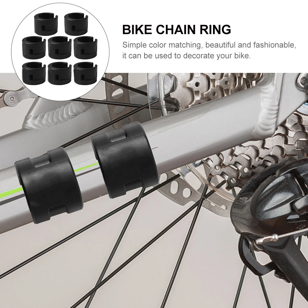 8pcs Bike Chainstay Protector Rubber Anti-Collision Ring Rear Fork Cover Lightweight Durable Decorative Chain Guard
8pcs Bike Chainstay Protector Rubber Anti-Collision Ring Rear Fork Cover Lightweight Durable Decorative Chain Guard
