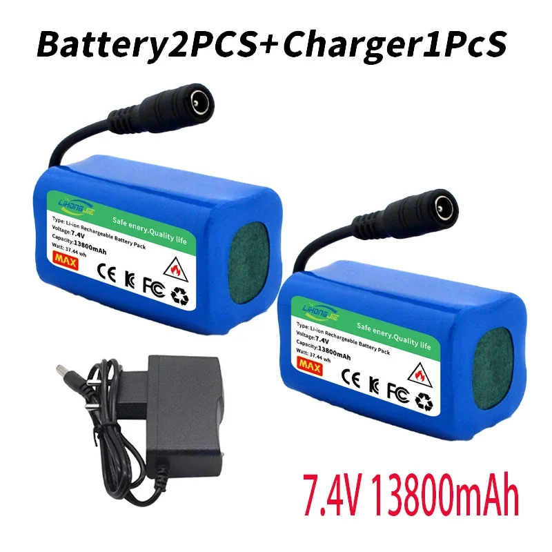 2024 Upgrade 7.4V 13800mAh Battery For T188 T888 2011-5 V007 C18 H18 So on Remote Control RC Fishing Bait Boat Parts
2024 Upgrade 7.4V 13800mAh Battery For T188 T888 2011-5 V007 C18 H18 So on Remote Control RC Fishing Bait Boat Parts