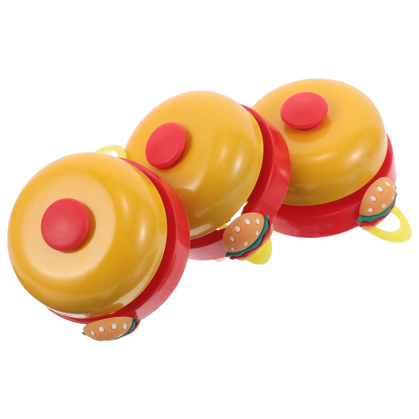 3Pcs Bicycle Bell Cartoon Hamburger Cute Loud Sound Universal Bike Horn for Scooters Balance Mountain Bikes Accessories
3Pcs Bicycle Bell Cartoon Hamburger Cute Loud Sound Universal Bike Horn for Scooters Balance Mountain Bikes Accessories