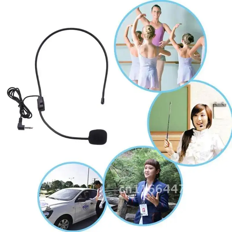 Portable Head-mounted Headset Microphone Wired 3.5mm Plug Guide Lecture Speech Headset Mic For Teaching Meeting
Portable Head-mounted Headset Microphone Wired 3.5mm Plug Guide Lecture Speech Headset Mic For Teaching Meeting