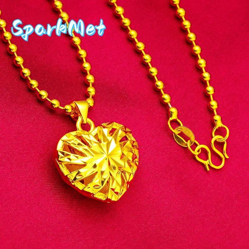 Ожерелье SparkmetLove для женщин, 24-каратное золото, AU999 | Антикварные резные украшения в форме сердца с состаренной отделкой, винтажный шарм для классического интерьера
Ожерелье SparkmetLove для женщин, 24-каратное золото, AU999 | Антикварные резные украшения в форме сердца с состаренной отделкой, винтажный шарм для классического интерьера