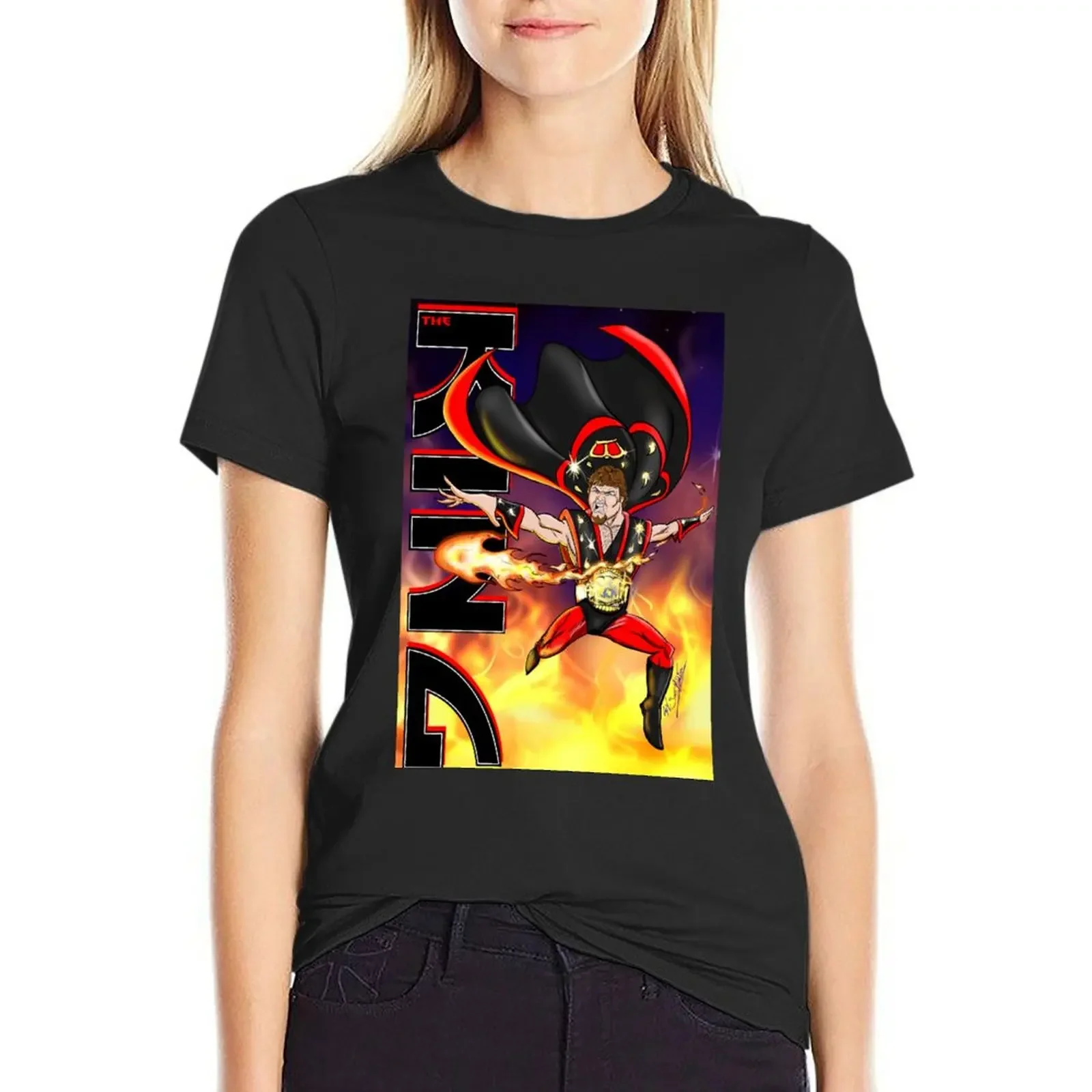 Jerry The King Lawler is on Fire! T-Shirt animal print female animal print shirt for girls Women t shirt
Jerry The King Lawler is on Fire! T-Shirt animal print female animal print shirt for girls Women t shirt
