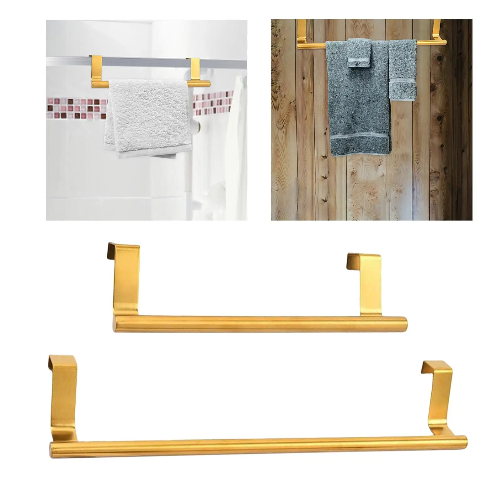 Over Cabinet Towel Bar Golden Plated Storage Shelf Hang On Inside or Outside of Doors Storage and Display Rack for Hand Towels
Over Cabinet Towel Bar Golden Plated Storage Shelf Hang On Inside or Outside of Doors Storage and Display Rack for Hand Towels