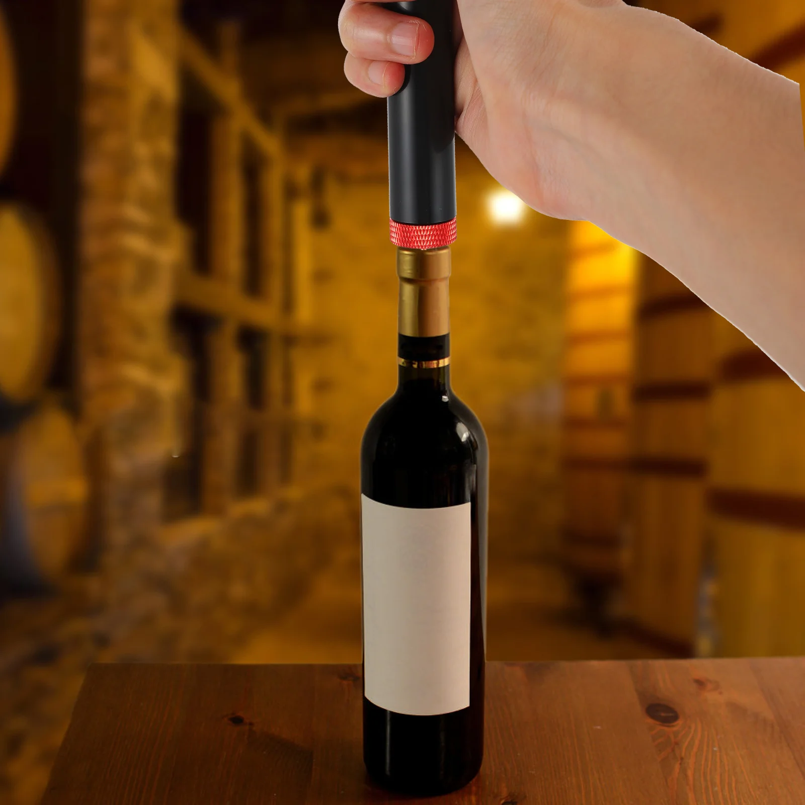 Air Pressure Bottle Red Portable Opener Manual Operation Bottle Open Tool Home Party Use Practical Wine Lid Remover Professional 
Air Pressure Bottle Red Portable Opener Manual Operation Bottle Open Tool Home Party Use Practical Wine Lid Remover Professional