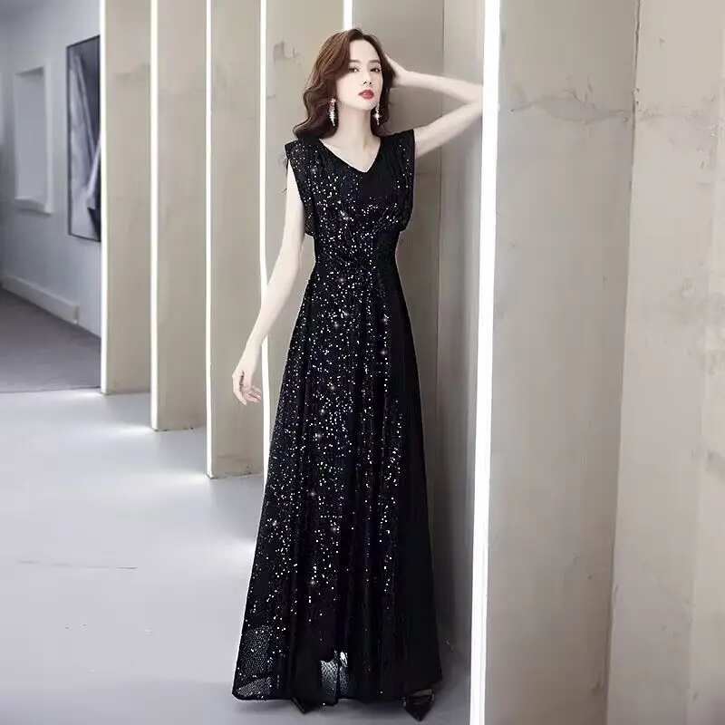 Ele Champagne Color Evening Dr Women's Faionable Adult High-End ort Sve Mid-Length Gown for Parties And Ceremonies
Ele Champagne Color Evening Dr Women's Faionable Adult High-End ort Sve Mid-Length Gown for Parties And Ceremonies