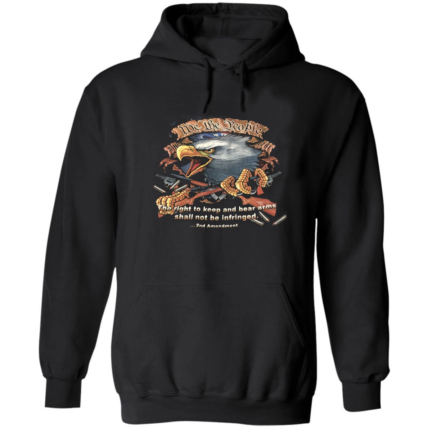 We The People Gun Rights Bald Eagle Rifle 2nd Amendment Pullover Hoodie New 100% Cotton Comfortable Casual Mens Sweatshirt
We The People Gun Rights Bald Eagle Rifle 2nd Amendment Pullover Hoodie New 100% Cotton Comfortable Casual Mens Sweatshirt