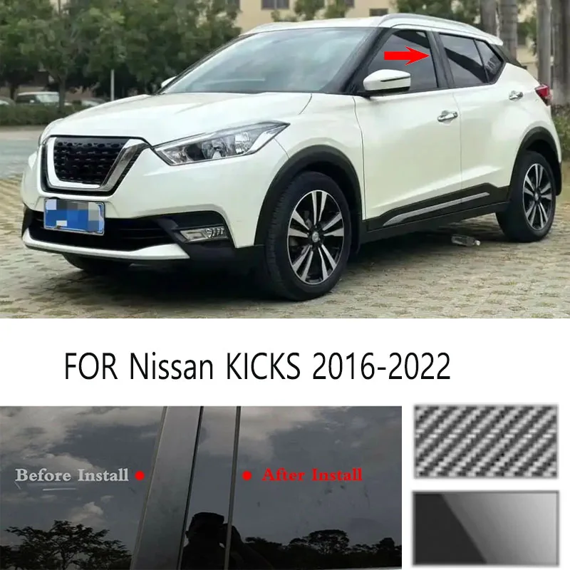 For Nissan KICKS 2016-2022 Glossy Black Window Door Column B C Pillar Post Cover Trim Auto Sticker Styling
For Nissan KICKS 2016-2022 Glossy Black Window Door Column B C Pillar Post Cover Trim Auto Sticker Styling