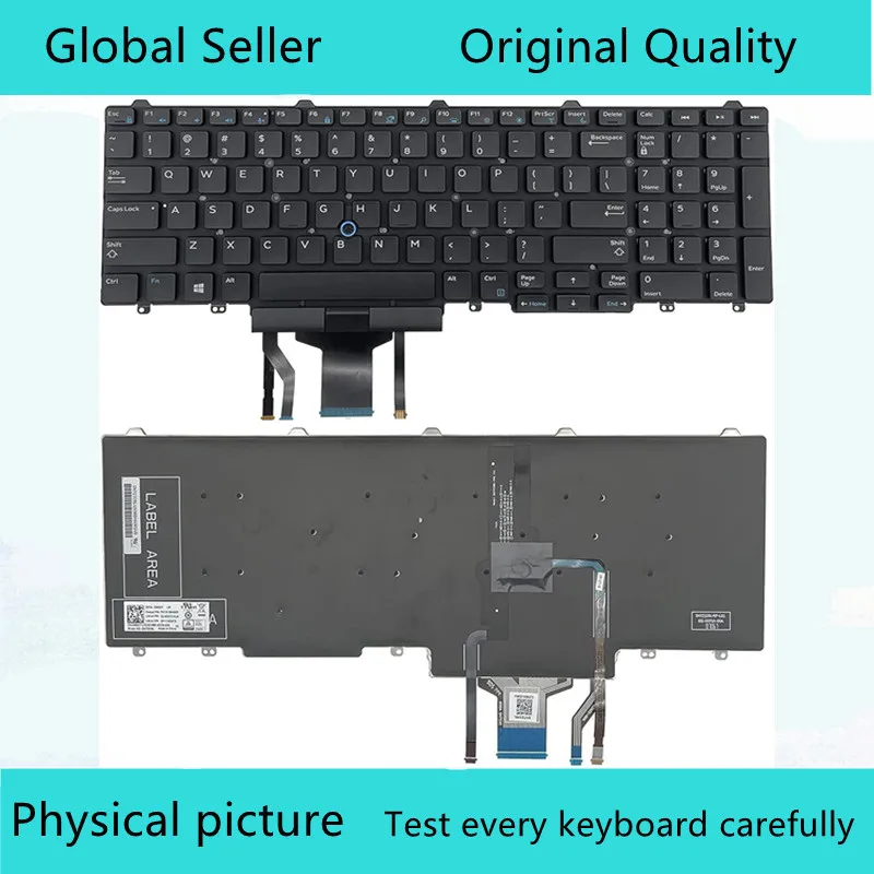 95% New US Keyboard For DELL Latitude E5550 E5570 E5580 Precision 3510 7510 7710 3520 7520 7720 Laptop CN-0N7CXW 0383D7
95% New US Keyboard For DELL Latitude E5550 E5570 E5580 Precision 3510 7510 7710 3520 7520 7720 Laptop CN-0N7CXW 0383D7