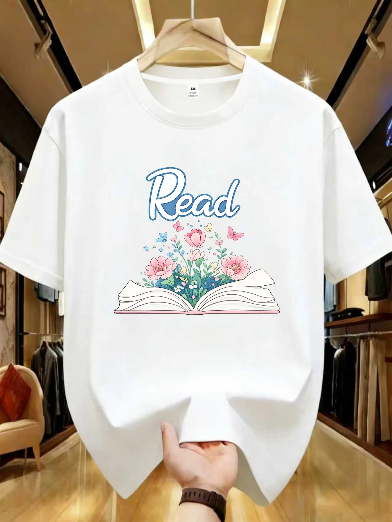 【WDS01288】With Flowers Butterfly Graphic Plus Size Women's Printed Crew Neck T-Shirt Summer Casual Short Sleeve Street Style
【WDS01288】With Flowers Butterfly Graphic Plus Size Women's Printed Crew Neck T-Shirt Summer Casual Short Sleeve Street Style