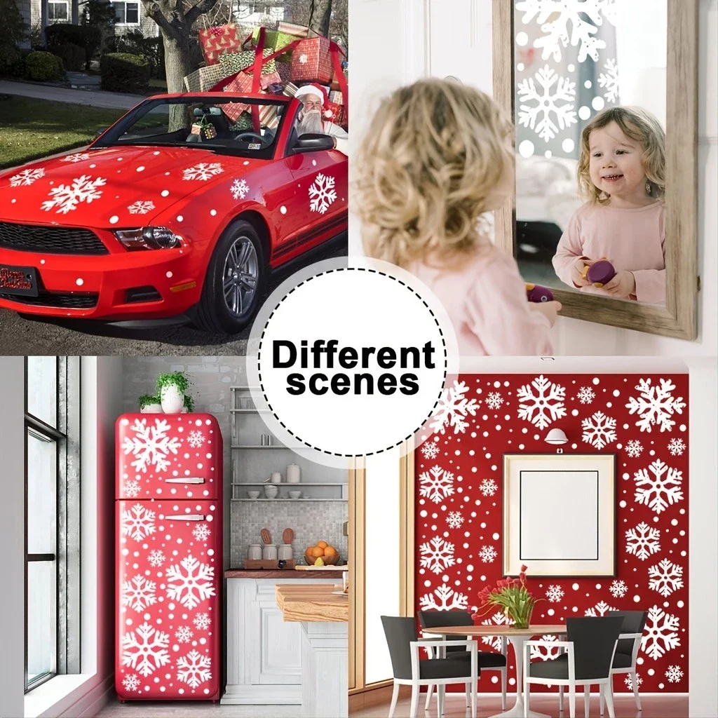 20x30cm Glass Window Snowflake Stickers Christmas Decor For Car Windshield Home Room New Year Gift Navidad & Holiday Supplies
20x30cm Glass Window Snowflake Stickers Christmas Decor For Car Windshield Home Room New Year Gift Navidad & Holiday Supplies