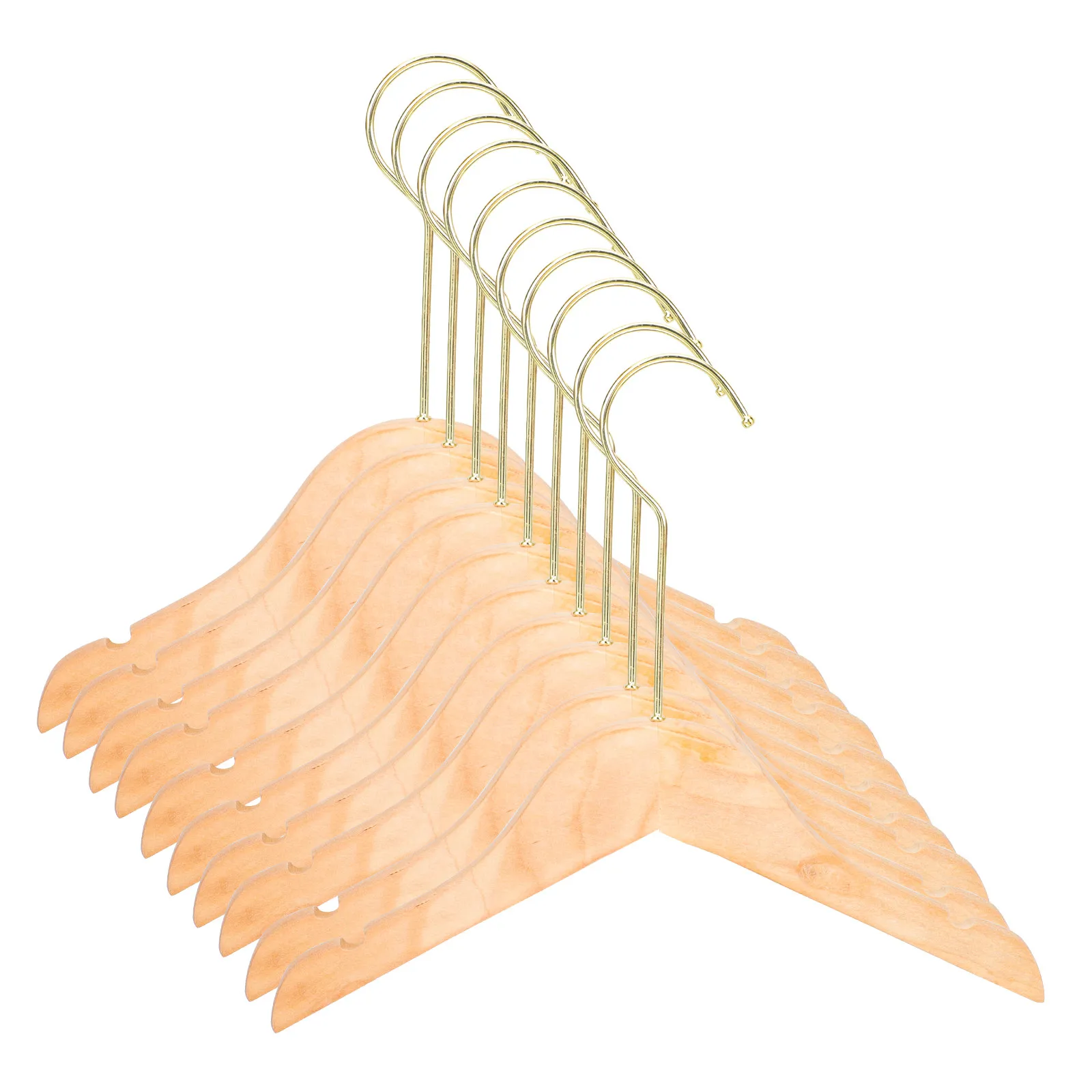 10Pcs Solid Wood 's Clothes Hangers Smooth Non-Slip Coat Hangers for Closet Organization Clothes
10Pcs Solid Wood 's Clothes Hangers Smooth Non-Slip Coat Hangers for Closet Organization Clothes