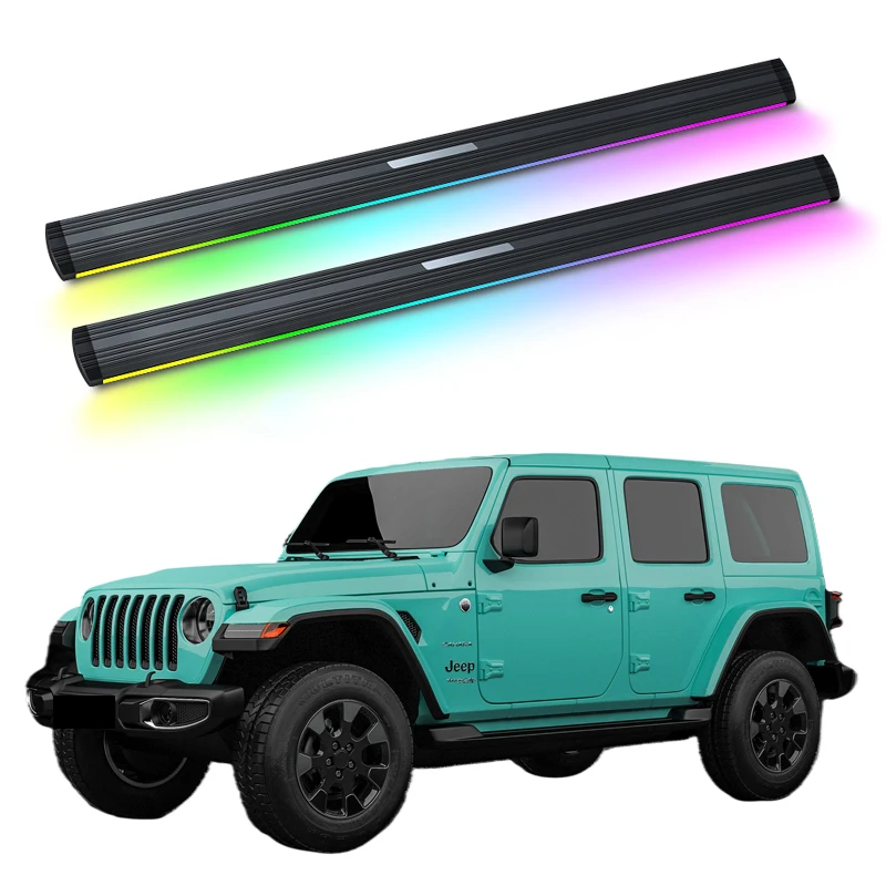Automatic Electric Power Side Step Running Board Neon Led Light For Jeep Wrangler JL 4 door Sahara Rubicon 2018+
Automatic Electric Power Side Step Running Board Neon Led Light For Jeep Wrangler JL 4 door Sahara Rubicon 2018+
