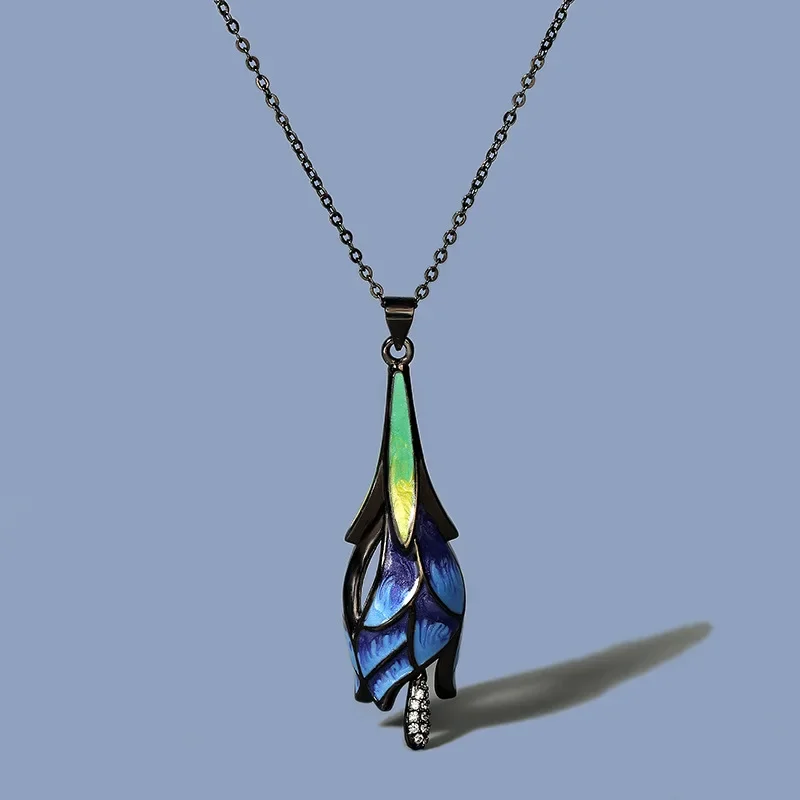 2025 New Dream Color Blue Lotus Necklace Ethnic Elegant Ladies 925 Silver Necklace Handmade Enamel Ladies Jewelry Charm Necklace
2025 New Dream Color Blue Lotus Necklace Ethnic Elegant Ladies 925 Silver Necklace Handmade Enamel Ladies Jewelry Charm Necklace