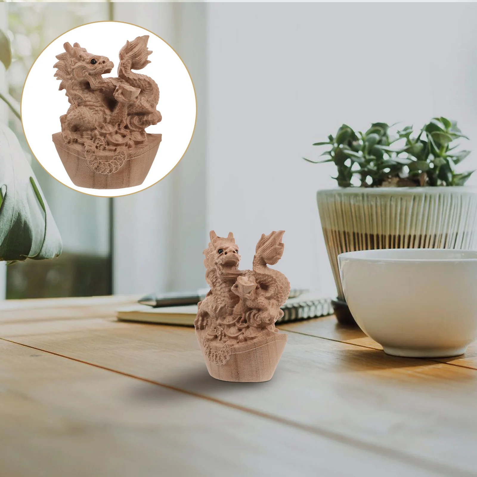 Wooden Dragon Figurine Miniature Carving Year of Dragon Desktop Decoration Statue Zodiac Yuanbao Piece
Wooden Dragon Figurine Miniature Carving Year of Dragon Desktop Decoration Statue Zodiac Yuanbao Piece