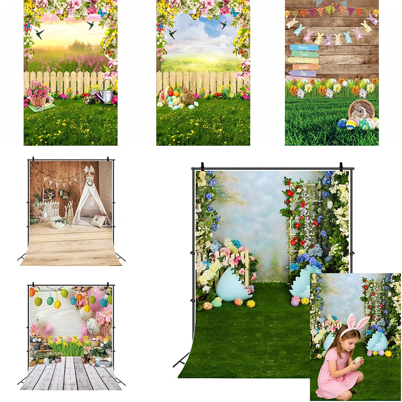 Spring Easter Photography Backdrop Green Grass Flowers Bunny Eggs Wood Board Easter Kids Portrait Background Decor Photo Studio
Spring Easter Photography Backdrop Green Grass Flowers Bunny Eggs Wood Board Easter Kids Portrait Background Decor Photo Studio