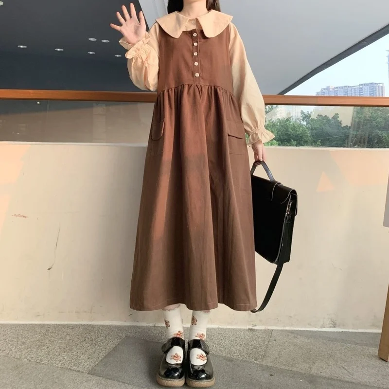 Dress Sets Women Japan Style Peter Pan Collar Vestidos Preppy Outfits Korean Ulzzang All-match Autumn 2 Pcs Chic Kawaii Leisure
Dress Sets Women Japan Style Peter Pan Collar Vestidos Preppy Outfits Korean Ulzzang All-match Autumn 2 Pcs Chic Kawaii Leisure