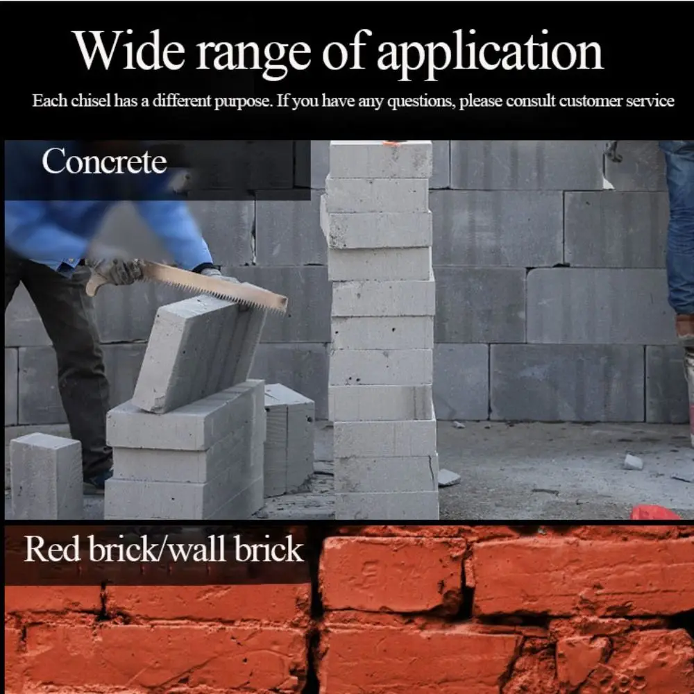 Sharp and Flat Gouge Electric Hammer Drill Bit Round and Square Handle Concrete Construction Drill Bit
Sharp and Flat Gouge Electric Hammer Drill Bit Round and Square Handle Concrete Construction Drill Bit