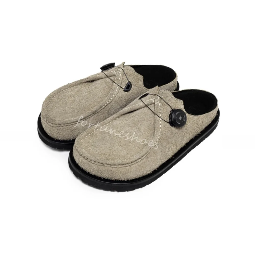 Genuine Leather Shoes Women/Men Retro Style Design Cow Suede Kangaroo Casual Shoes Comfortable Breathable Flat Muller Slippers
Genuine Leather Shoes Women/Men Retro Style Design Cow Suede Kangaroo Casual Shoes Comfortable Breathable Flat Muller Slippers
