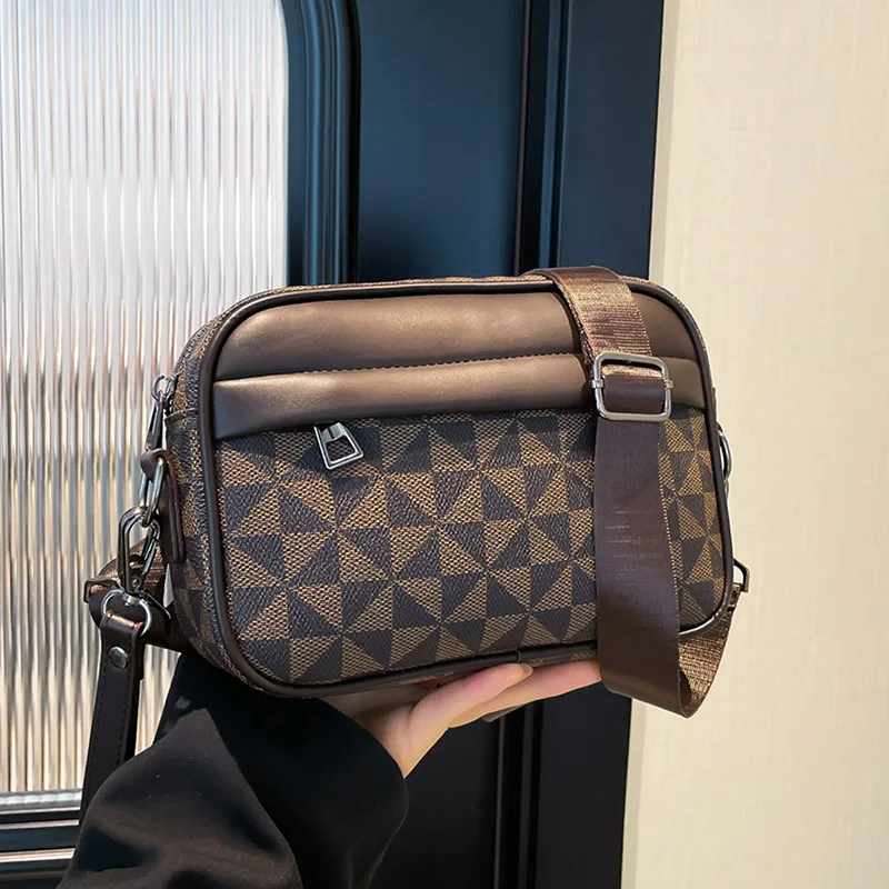 Casual Lightweight Business Shoulder Bags for Men PU Leather Messenger Bag Comfortable Wide Strap Crossbody Bags Designer Male
Casual Lightweight Business Shoulder Bags for Men PU Leather Messenger Bag Comfortable Wide Strap Crossbody Bags Designer Male