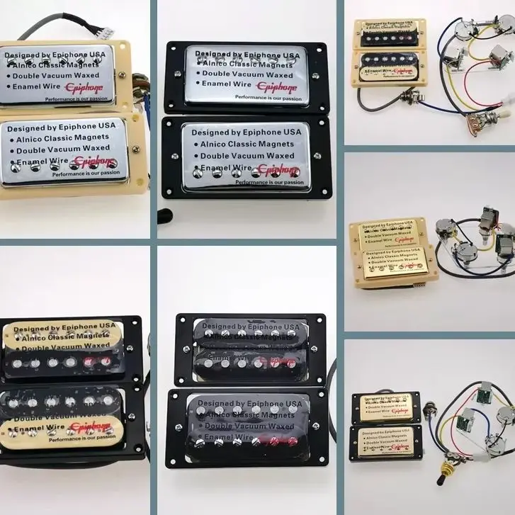 Hot New Products-Electric Guitar Humbucker Pickup Zebra Standard Original with Wiring Harness Made in Korea
Hot New Products-Electric Guitar Humbucker Pickup Zebra Standard Original with Wiring Harness Made in Korea