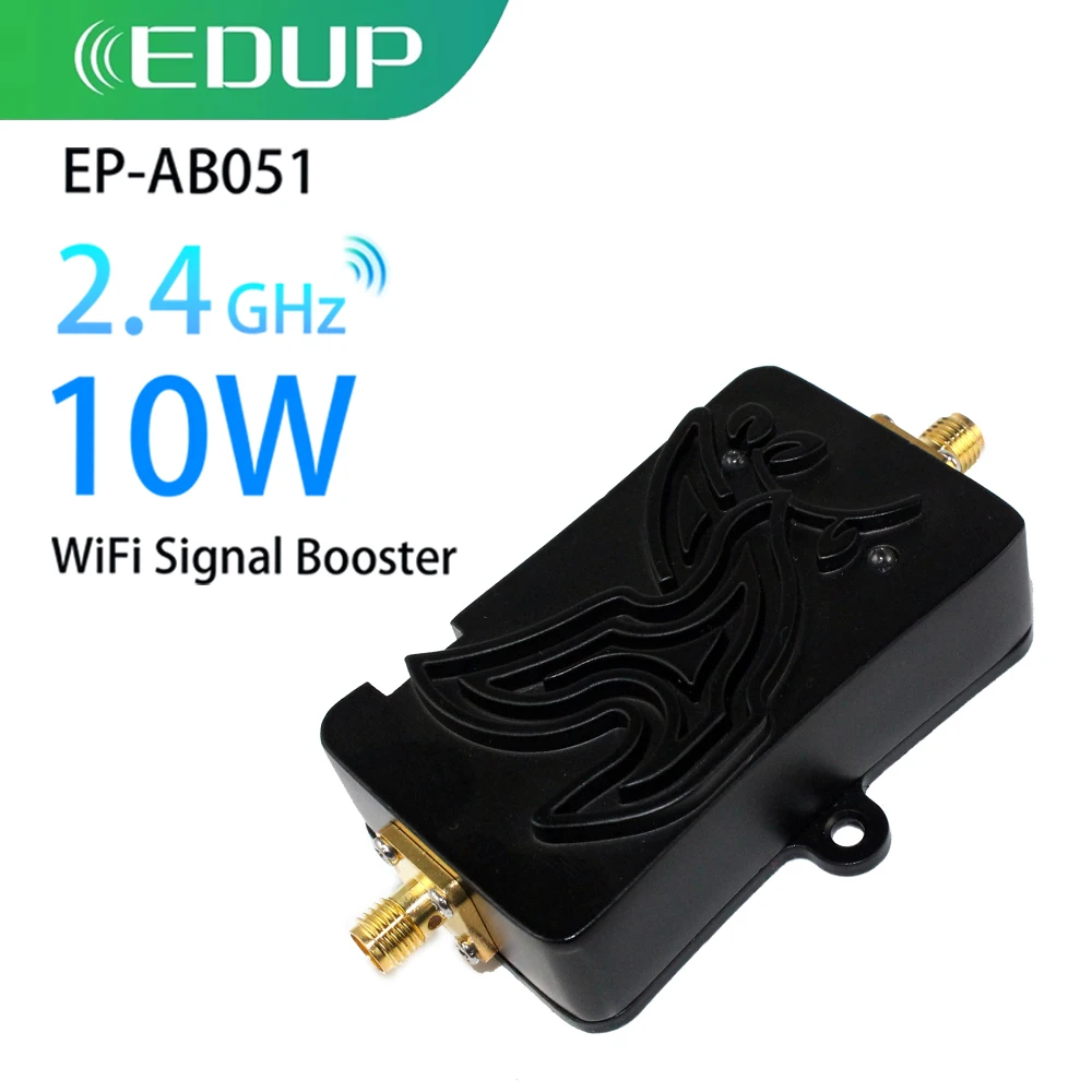 EDUP AB051 10 Вт 2,4 ГГц 40 дБм 802.11b/g/n Усилитель сигнала Высокое линейное усиление Большой охват WLAN Стабильная скорость передачи
EDUP AB051 10 Вт 2,4 ГГц 40 дБм 802.11b/g/n Усилитель сигнала Высокое линейное усиление Большой охват WLAN Стабильная скорость передачи