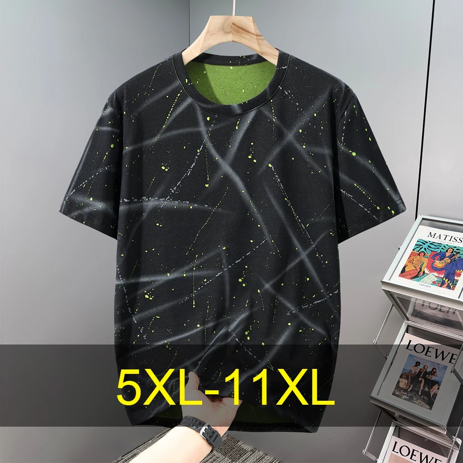 Футболка больших размеров 10XL 11XL для мужчин, летняя, с коротким рукавом, модная, повседневная, с граффити-принтом, мужская, очень большого размера 11XL
Футболка больших размеров 10XL 11XL для мужчин, летняя, с коротким рукавом, модная, повседневная, с граффити-принтом, мужская, очень большого размера 11XL