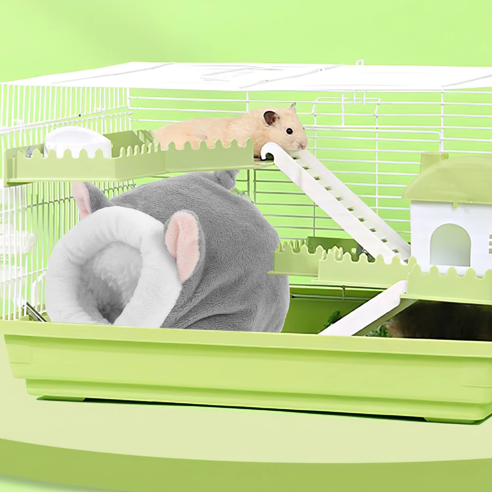 2 pcs Warm Set Small Animal House Guinea Pig Cave Beds Hamster Nest Winter Flannelette Material Easy Machine
2 pcs Warm Set Small Animal House Guinea Pig Cave Beds Hamster Nest Winter Flannelette Material Easy Machine