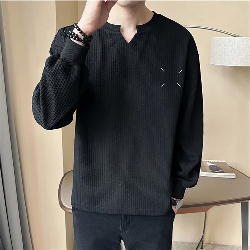 New Spring Sweatshirts Men Long Sleeve V Neck Casual Mens Harajuku Streetwear Tops Fashion Solid Pullover Hoodies Sweatshirt Man
New Spring Sweatshirts Men Long Sleeve V Neck Casual Mens Harajuku Streetwear Tops Fashion Solid Pullover Hoodies Sweatshirt Man