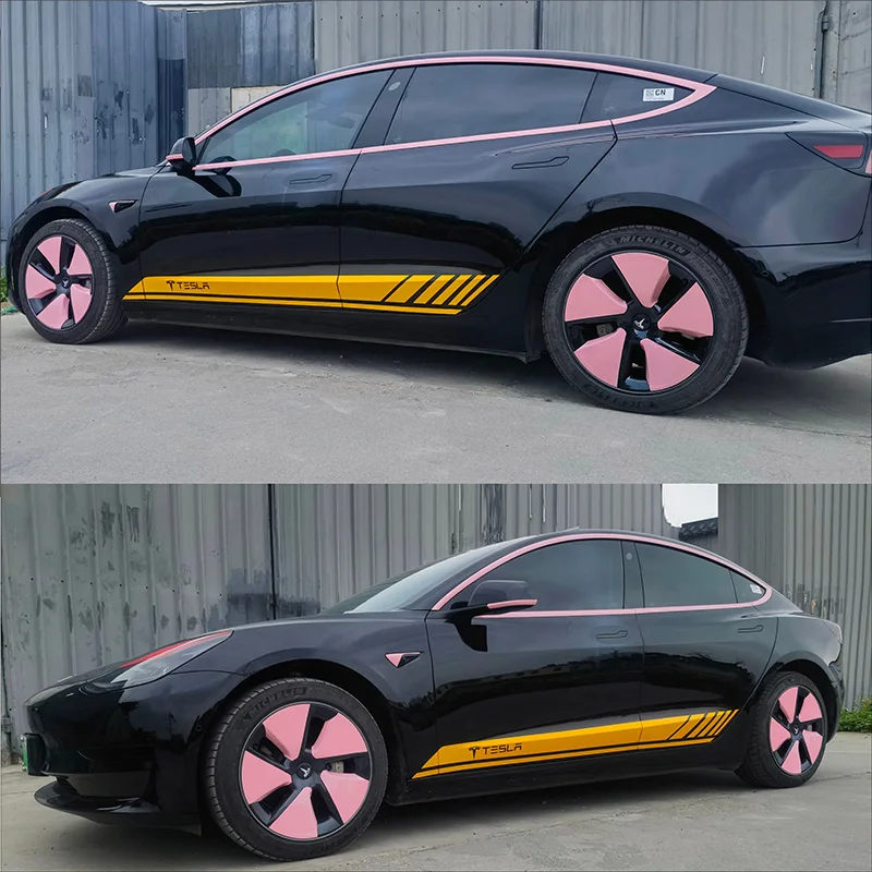Автомобильные боковые полосы Tesla, наклейка на крышку двигателя, модель 3 Y X S, цветовая яркость корпуса двери, отделка, индивидуальная наклейка
Автомобильные боковые полосы Tesla, наклейка на крышку двигателя, модель 3 Y X S, цветовая яркость корпуса двери, отделка, индивидуальная наклейка