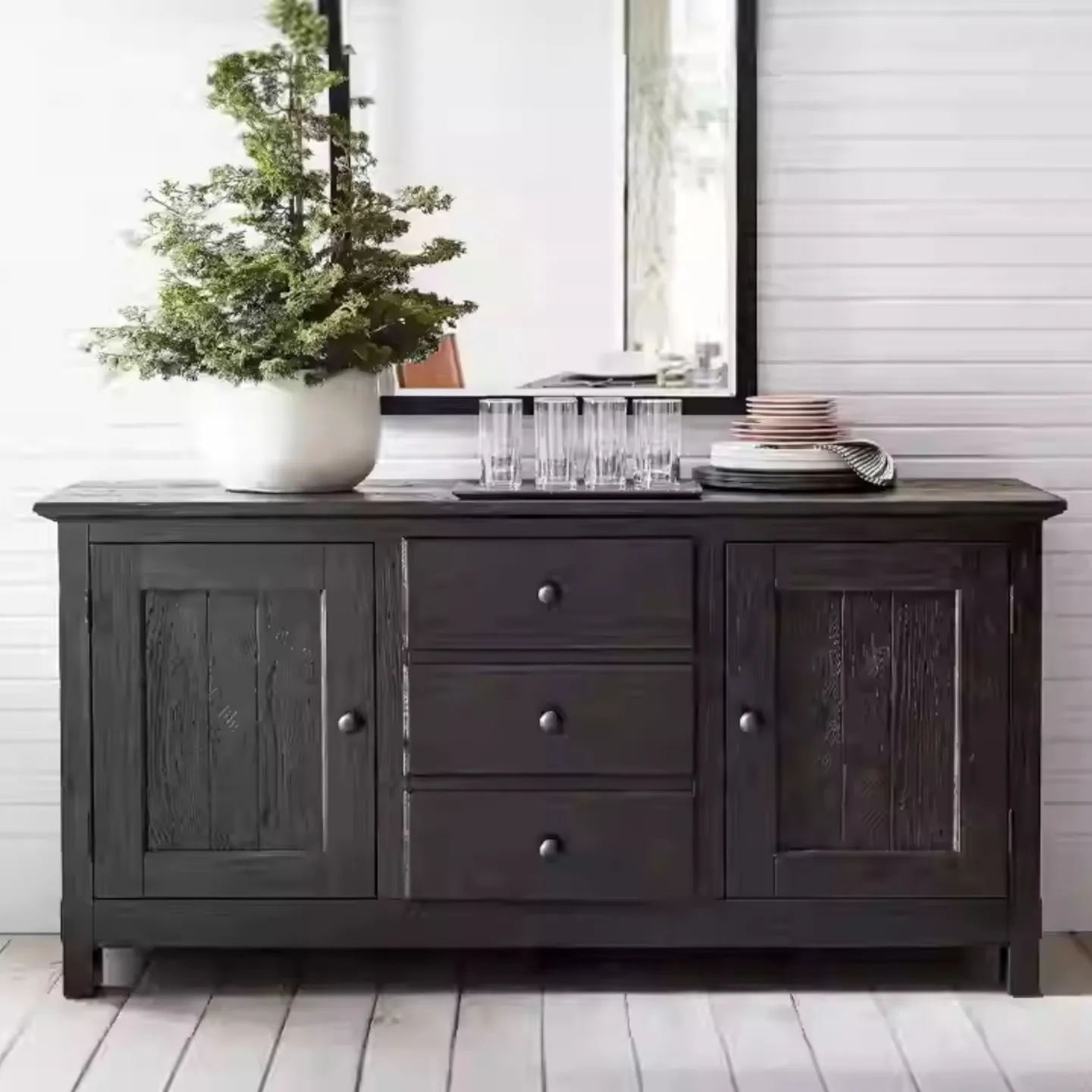 American style, retro side cabinet, rural solid wood, light luxury, storage
American style, retro side cabinet, rural solid wood, light luxury, storage