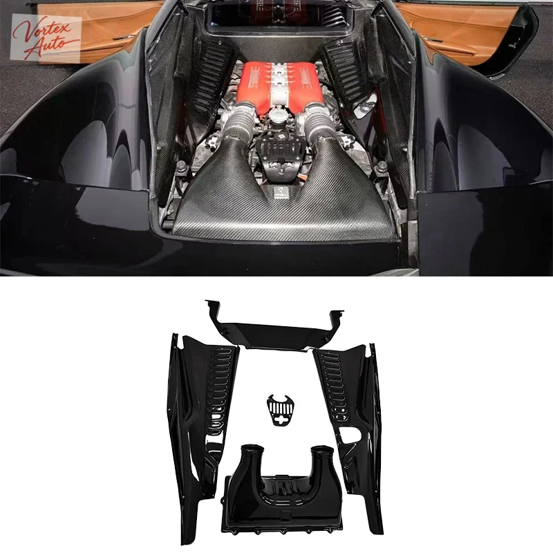 Для Ferrari 458 Italia F142: Комплект из 5 деталей из сухого карбона для заднего моторного отсека, профессиональная установка, легкий вес
Для Ferrari 458 Italia F142: Комплект из 5 деталей из сухого карбона для заднего моторного отсека, профессиональная установка, легкий вес
