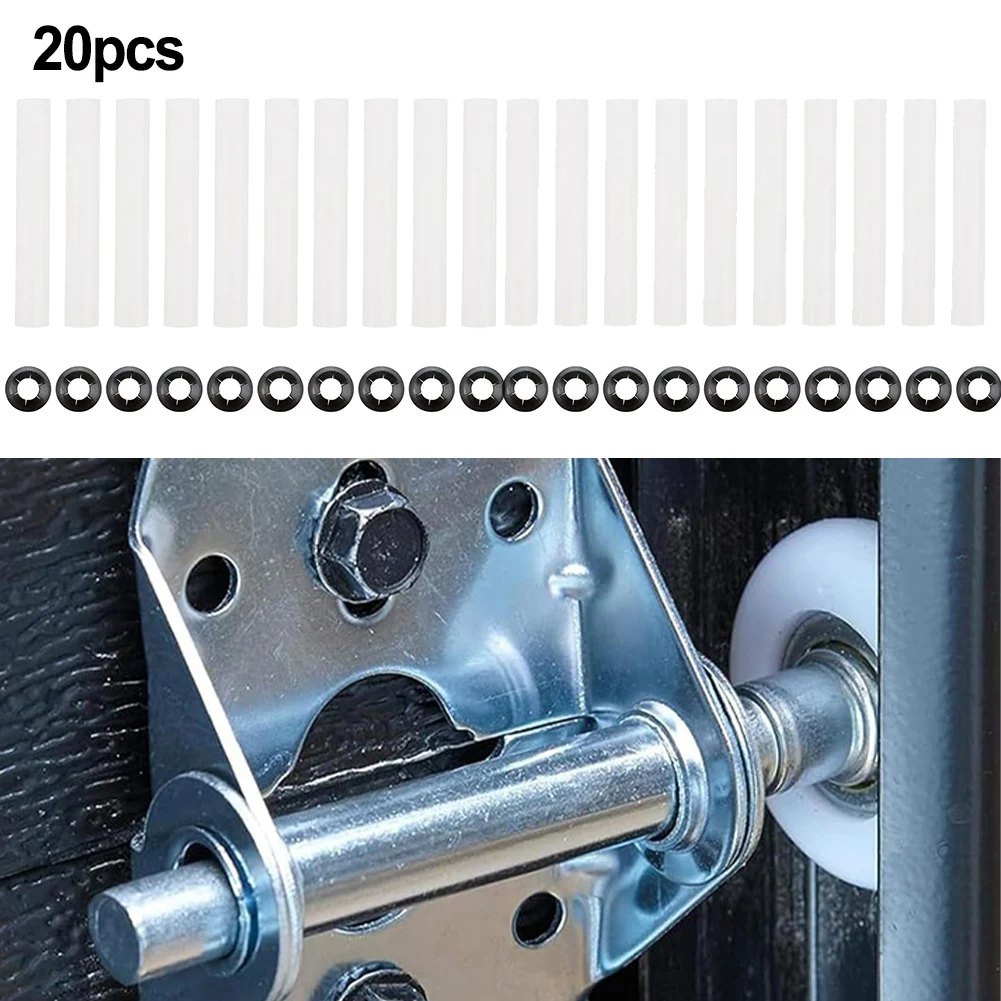 20pcs Garage Door Hinge Quiet Roller Sleeves With Nuts Door Hinge Static Roller Sleeve For Improved Performance
20pcs Garage Door Hinge Quiet Roller Sleeves With Nuts Door Hinge Static Roller Sleeve For Improved Performance