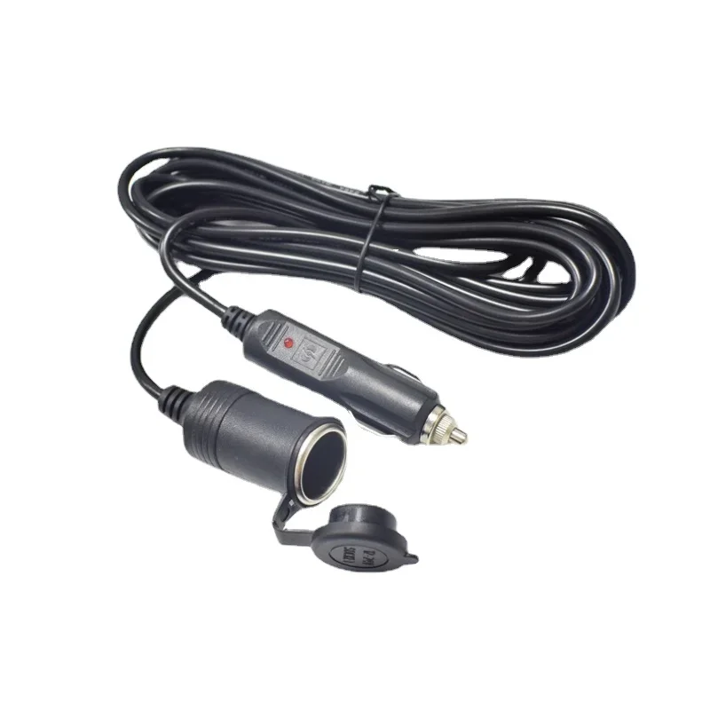 High Power 10A 12V24V Car Cigarette Lighter Extension Cable, 5M, Full Copper 0.75mm², Car Charger Extension Wire
High Power 10A 12V24V Car Cigarette Lighter Extension Cable, 5M, Full Copper 0.75mm², Car Charger Extension Wire