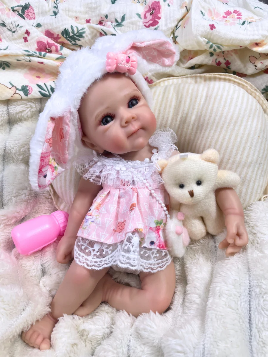 13 Inch Full Solid Silicone Bettie Reborn Baby Doll Washable Body Girl Adorable Silicone Soft Doll Birthday Christmas Gift
13 Inch Full Solid Silicone Bettie Reborn Baby Doll Washable Body Girl Adorable Silicone Soft Doll Birthday Christmas Gift