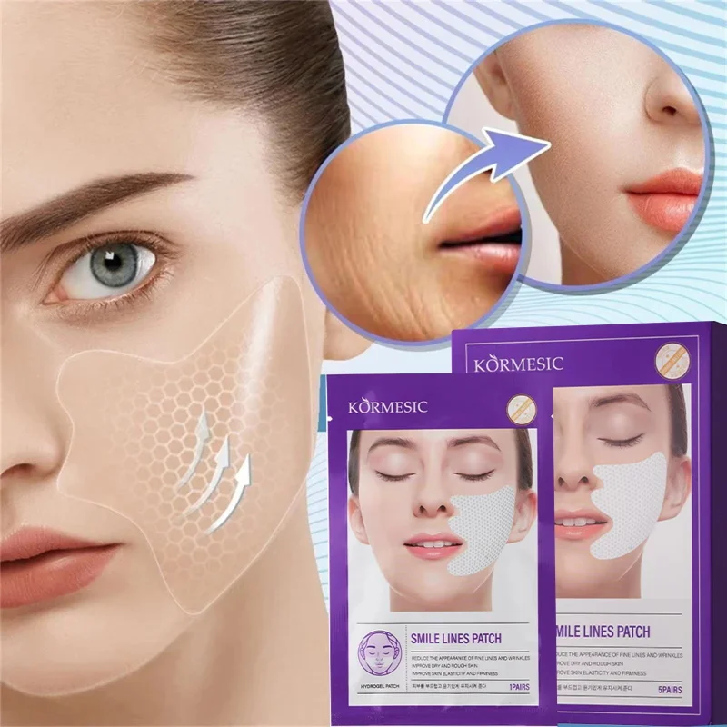 Hydrogel Smile Lines Patch Reduce Fne Lines Lifting Sagging Improve Dry Rough Smooth Enhance Skin Elasticity Moisturizing Care
Hydrogel Smile Lines Patch Reduce Fne Lines Lifting Sagging Improve Dry Rough Smooth Enhance Skin Elasticity Moisturizing Care