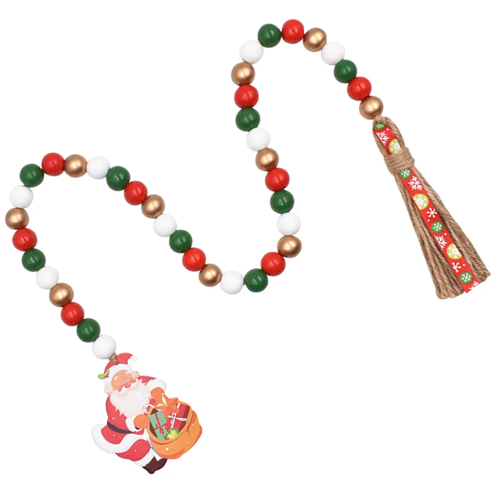 Rustic Wood Bead Garland Christmas Hanging Decor for Door Knob Window Stairs Home Living Room Bedroom Decoration
Rustic Wood Bead Garland Christmas Hanging Decor for Door Knob Window Stairs Home Living Room Bedroom Decoration