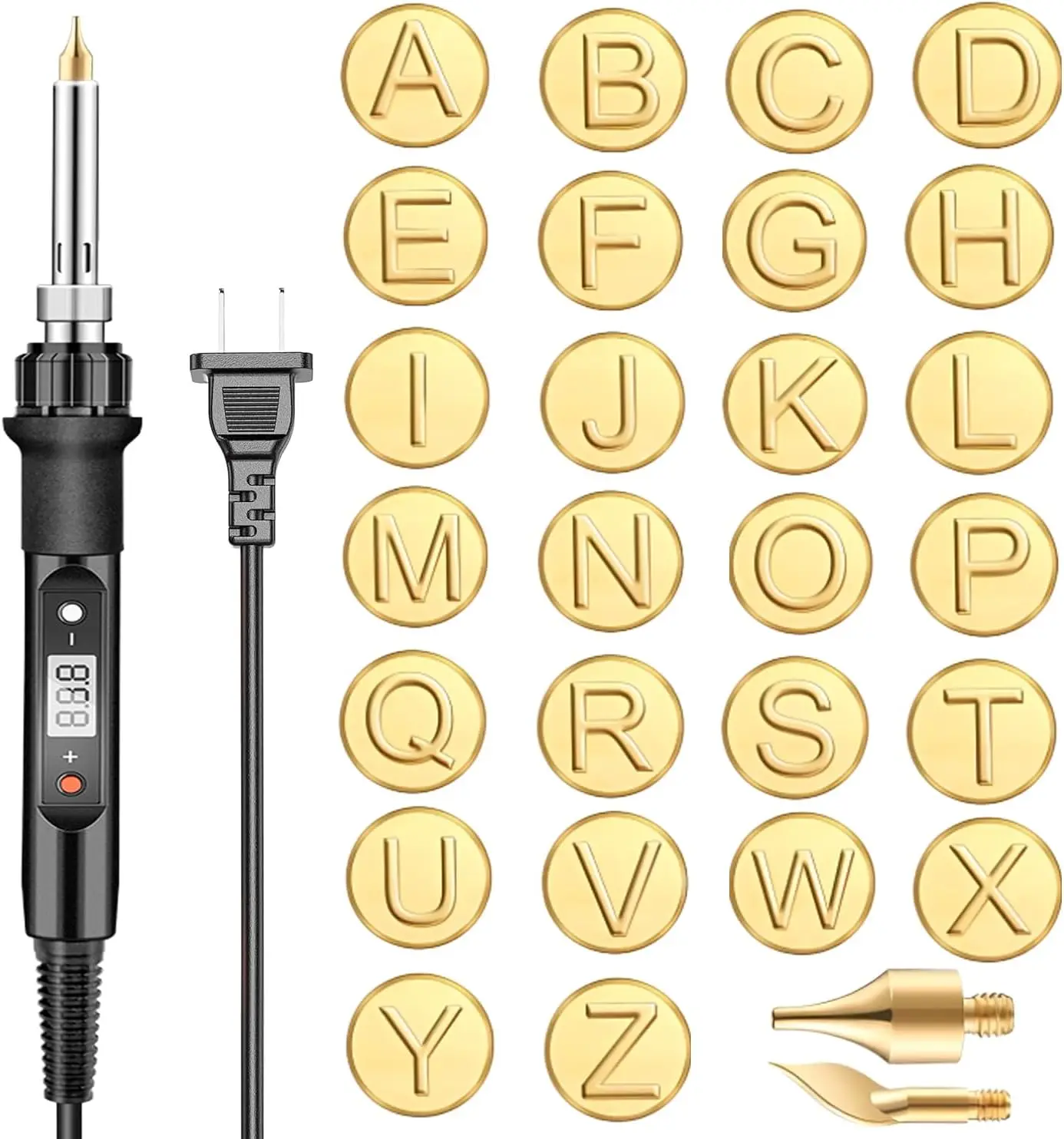 Heated Stamping Foil Pen Electric Hot Applicator Tool Kit Apply Foil to LeatherCraft Handmade Hot Stamping Foil
Heated Stamping Foil Pen Electric Hot Applicator Tool Kit Apply Foil to LeatherCraft Handmade Hot Stamping Foil
