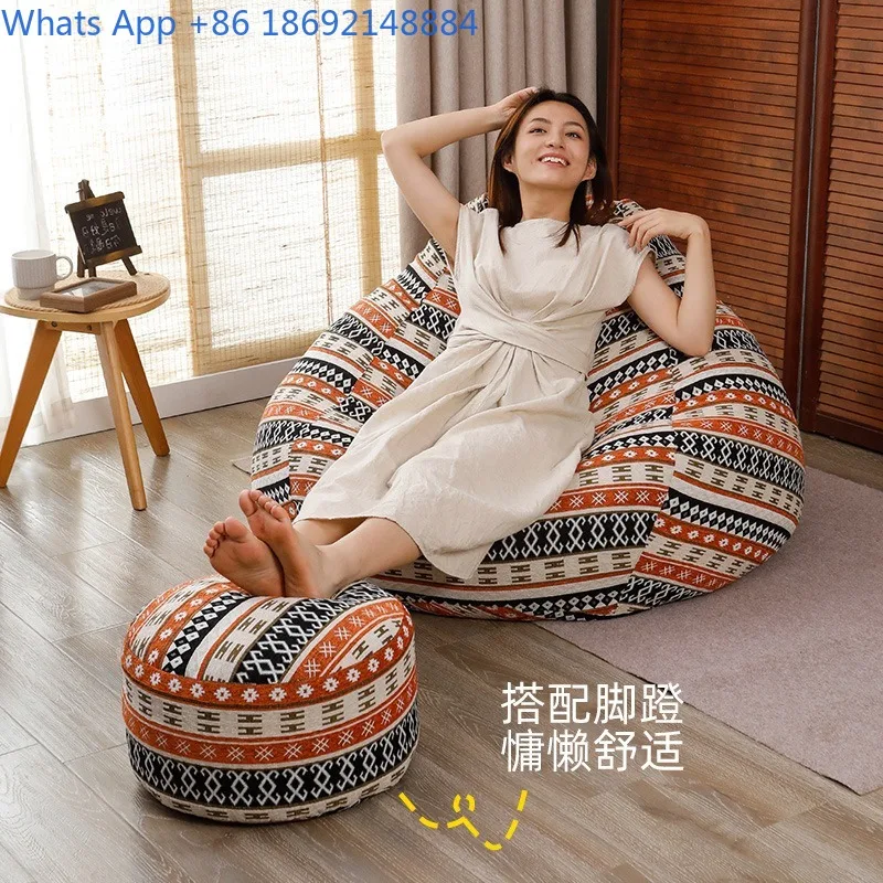 Bohemian Style Lazy Window Seat Cushion Ethnic Jacquard Fabric Round Floor Cushion for Home Use
Bohemian Style Lazy Window Seat Cushion Ethnic Jacquard Fabric Round Floor Cushion for Home Use