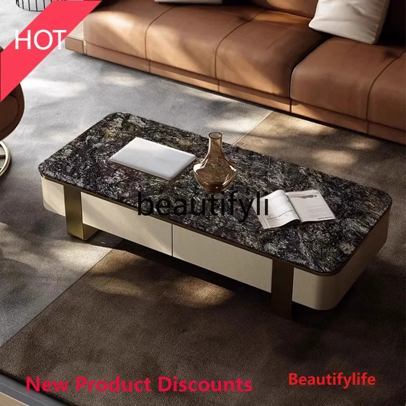 smt45 New Luxury High-End Living Room Simple Modern High-Grade Marble Rectangular Coffee Table
smt45 New Luxury High-End Living Room Simple Modern High-Grade Marble Rectangular Coffee Table
