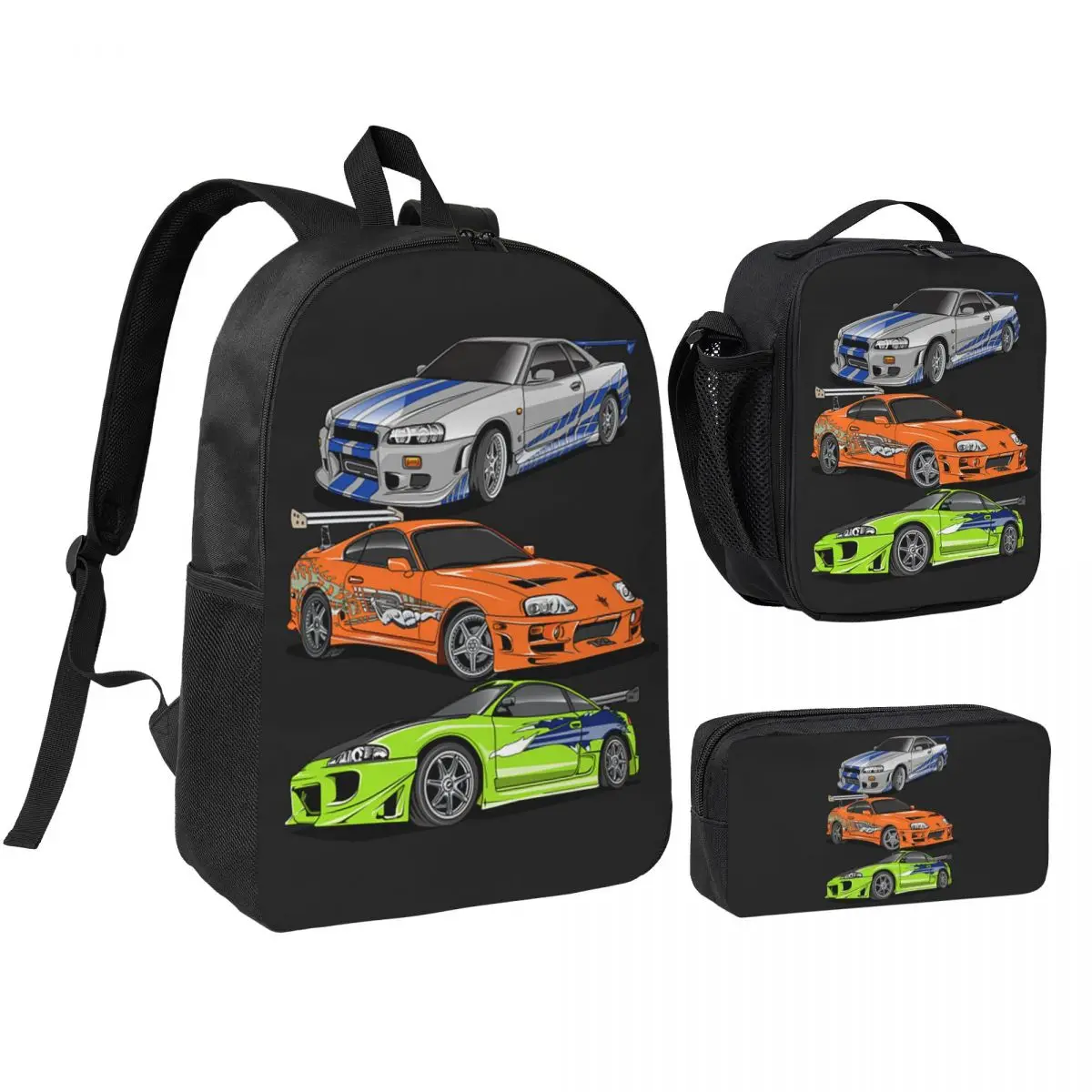 Movie Fast And Furious Brian O'connor Backpack Boys Girls BookBag School Bag Shoulder Bags 3ps Insulated Lunch Bag Pencil Case
Movie Fast And Furious Brian O'connor Backpack Boys Girls BookBag School Bag Shoulder Bags 3ps Insulated Lunch Bag Pencil Case