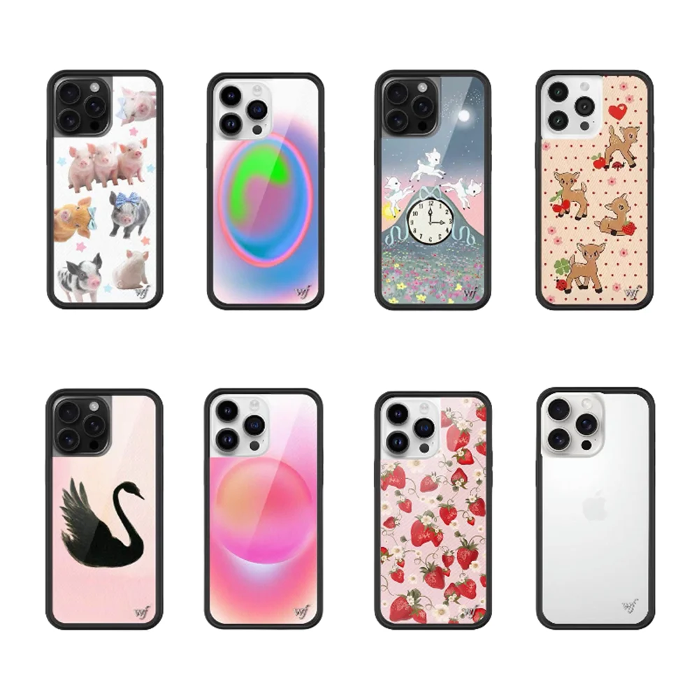 Wildflower New Strawberry Lamb Phone Case for iPhone 12 13 14 15 16 Pro Max Funda Plus 3D WF Cute Deer Pig Clean Cartoon cover
Wildflower New Strawberry Lamb Phone Case for iPhone 12 13 14 15 16 Pro Max Funda Plus 3D WF Cute Deer Pig Clean Cartoon cover