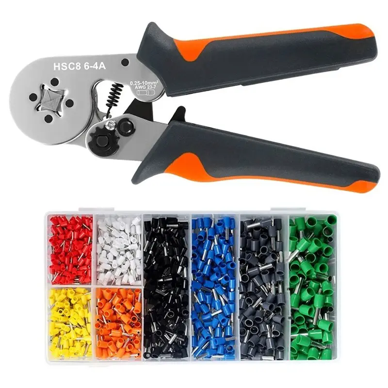 YWDZ-Ferrule Crimping Tool HSC8 6-4A Electrical Crimper Plier For Wire End Crimp Tube Terminals Electrical Circuit Repair
YWDZ-Ferrule Crimping Tool HSC8 6-4A Electrical Crimper Plier For Wire End Crimp Tube Terminals Electrical Circuit Repair