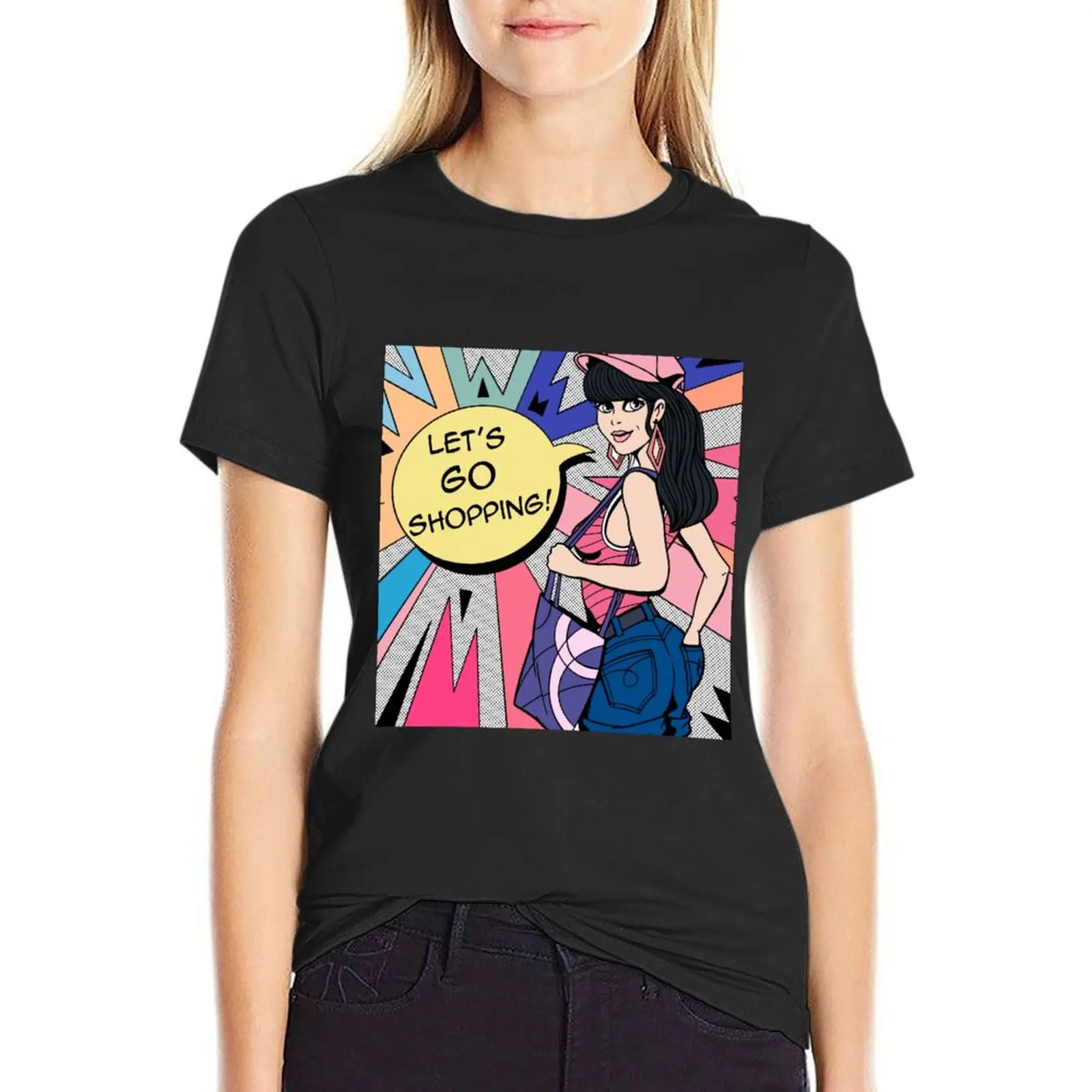Let's Go Shopping Colorful Illustration T-Shirt summer clothes shirts graphic tees tops korean fashion Woman clothing
Let's Go Shopping Colorful Illustration T-Shirt summer clothes shirts graphic tees tops korean fashion Woman clothing