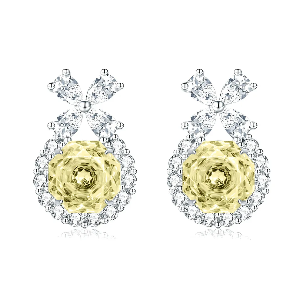New whole body S925 silver four-leaf clover stud earrings women's fashion light luxury small fragrance high-end ear jewelry
New whole body S925 silver four-leaf clover stud earrings women's fashion light luxury small fragrance high-end ear jewelry
