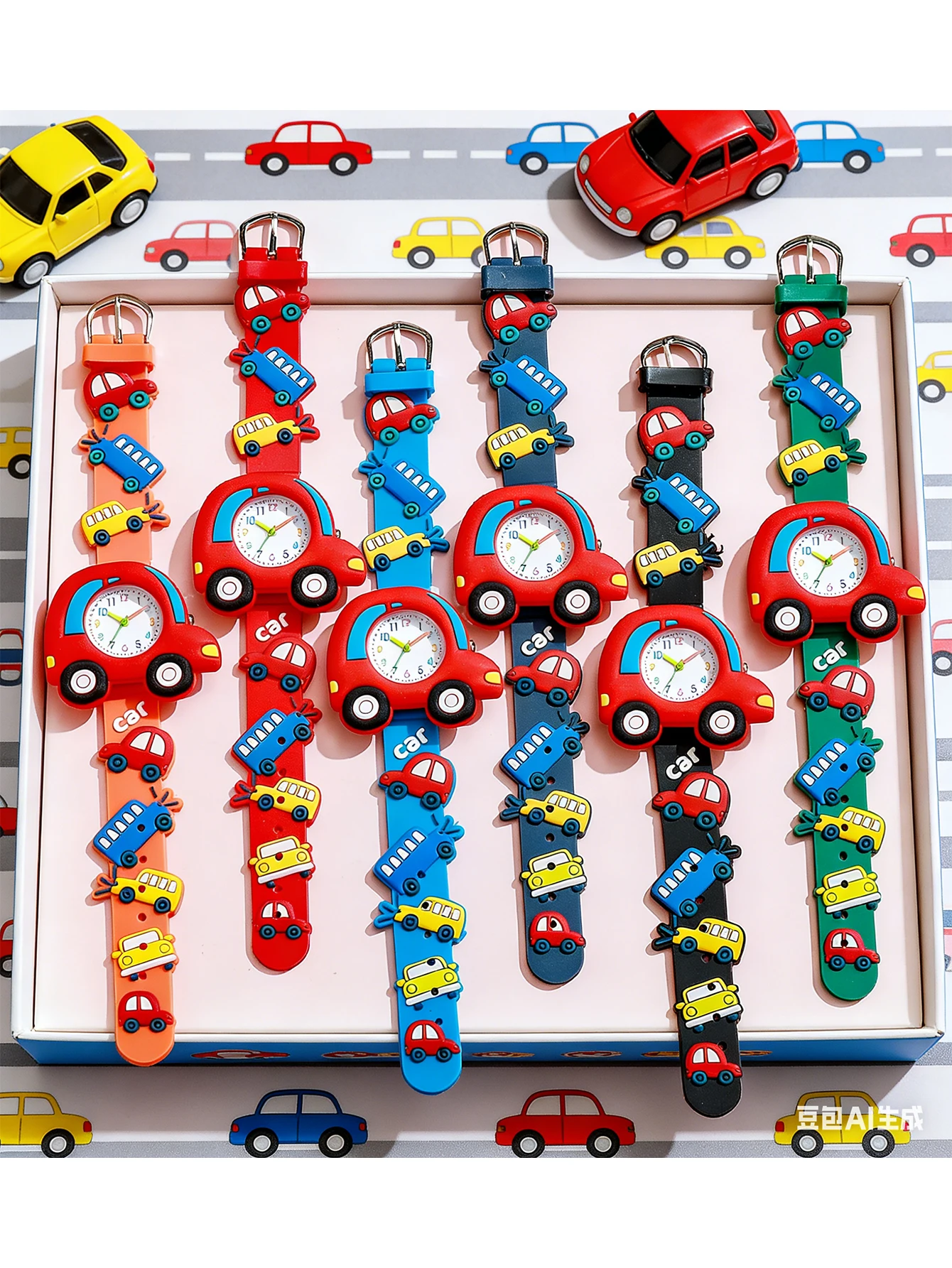 Милые детские кварцевые часы 3D с изображением автомобиля, силиконовый ремешок, наручные часы с мультяшным дизайном для мальчиков, идеальный подарок для малышей
Милые детские кварцевые часы 3D с изображением автомобиля, силиконовый ремешок, наручные часы с мультяшным дизайном для мальчиков, идеальный подарок для малышей