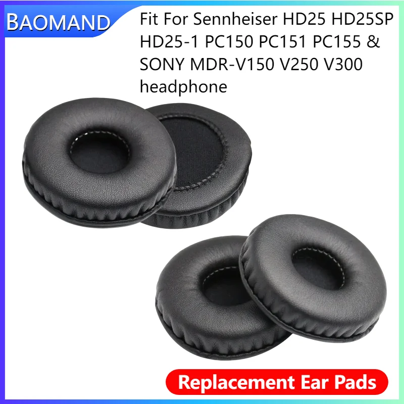 1Pair Ear Pads for Sennheiser HD25 HD25SP HD25-1 PC150 PC151 PC155 & SONY MDR-V150 V250 V300 Headphones Earmuff/Earphone Sleeve
1Pair Ear Pads for Sennheiser HD25 HD25SP HD25-1 PC150 PC151 PC155 & SONY MDR-V150 V250 V300 Headphones Earmuff/Earphone Sleeve
