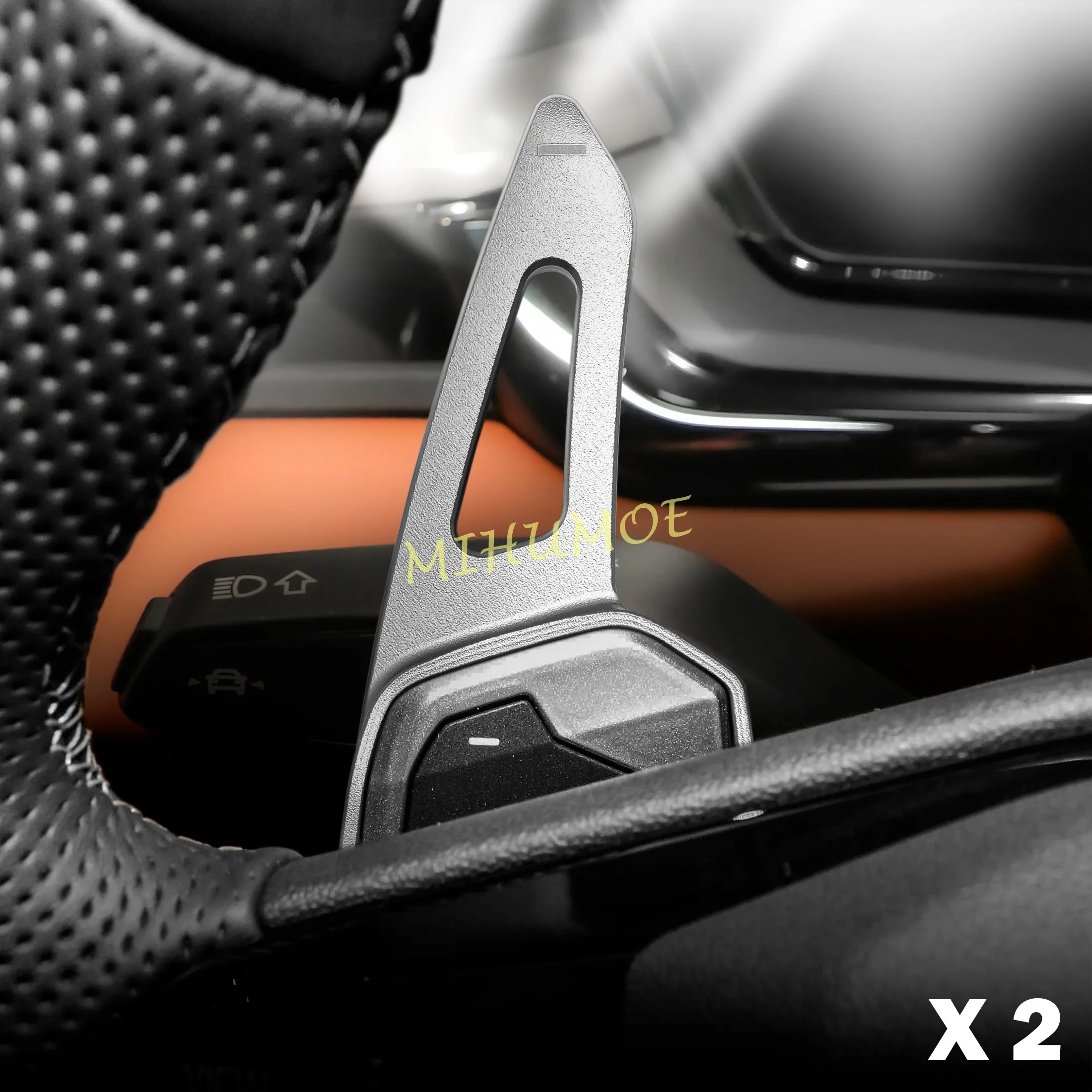 Silver Aluminium Steering Wheel Gear Shift Paddle Shifter Extension Accessories For Audi A5 A6 S5 S6 Q4 Q6 SQ6 Sportback e-tron
Silver Aluminium Steering Wheel Gear Shift Paddle Shifter Extension Accessories For Audi A5 A6 S5 S6 Q4 Q6 SQ6 Sportback e-tron